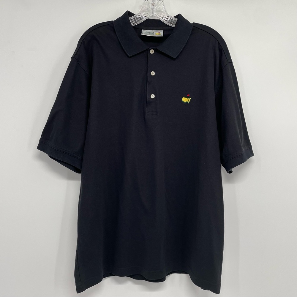 The Masters Augusta National Golf Shop Polo Mens Size L  60’s Mercerized